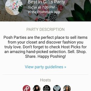 Posh Party "Best In Gifts
